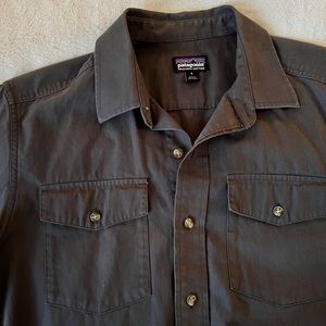 Patagonia Men’s Canvas Work Shirt - Forge Grey - Small